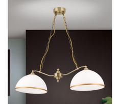 Orion HL 6-1810/2 - Sietynas, kabinamas ant grandinės OLD LAMP 2xE27/40W/230V balta/žalvaris