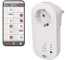 Ecost prekė po grąžinimo BrennenStuhl Connect WiFi Outlet Wa 3000 (intelektualusis WiFi lizdas, sude
