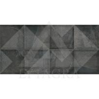 Glazūruotos keraminės sienų plytelės SLATE NERO DECOR , 30 x 60 cm , I rūšis