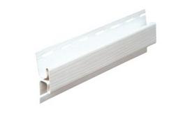PVC sujungimo profilis S 18 SIDING BOR, Ilgis 3,81 m, baltos spalvos