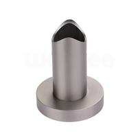 Adapteris WOBBEE BURTON Braižyto nikelio spalvos, W-BA50-BNI