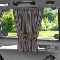 Automobilinis stogelis nuo saulės šoniniai skėčiai nuo saulės lango užuolaidai lango užuolaidai sulankstomi 65x50 cm tamsiai pilki, lengvai montuojami nauji CHINA