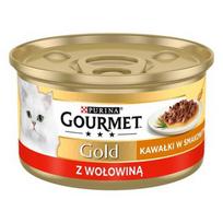 GOURMET Gold Sauce Delight Jautiena - šlapias kačių maistas - 85 g