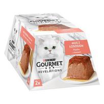 PURINA Gourmet Revelations Lašiša - drėgnas kačių maistas - 2x57 g