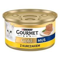 Purina Nestle Gourmet Gold - lašiša ir vištiena -85 g drėgno kačių ėdalo