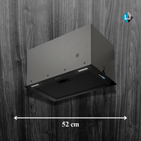 Garų surinkėjas Elica FOLD BL MAT/A/52 PRF0181960 - Atsiimkite per 15 min!