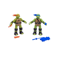 Vežliukai Nindzės - Leonardo ir Michaelangelo su projektoriumi ir priedais