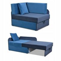 Vaikiška kampinė sofa-lova Denis Duo, mėlyna