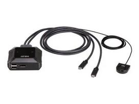 ATEN 2 prievadų USB-C 4K DisplayPort KVM, KVMATNUS3312_AT