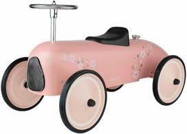 Little Dutch Metalinis RETRO paspiriamas automobilis Rožinė