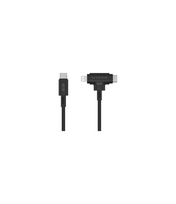 Hyper | HyperJuice Silicone USB-C to USB-C and Lightning Hybrid 60W Cable