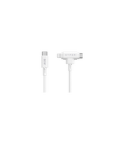 Hyper | HyperJuice Silicone USB-C to USB-C and Lightning Hybrid 60W Cable