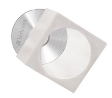 Verbatim CD/DVD Paper Covers, 100 pieces