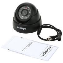 KKmoon HD 1200TVL stebėjimo kameros apsaugos CCTV patalpų naktinis matymas 1/3  CMOS IR-CUT NTSC sistema 2 juoda