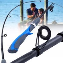 Meškerės spiningas 1,5 m mėlynas pistoleto rankena Teleskopinis nešiojamasis keliaujantis anglies meškerės kotas 1 pcs Fishing Rod mėlyna/juoda