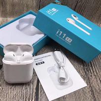 i11 TWS Mini 5.0 Bluetooth ausinės, belaidės ausinės, nešiojamos nematomos ausinės balta