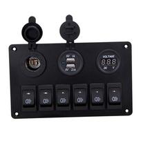 Automobilių grandinės plokštės ekranas Gang Marine Boat Switch Control