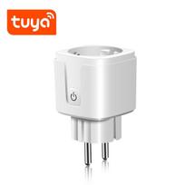 Tuya WIFI išmanusis kištukas Valdymas balsu EU Smart Socket Adapter Smart Life App Outlet Darbas su Alexa Google Home EU Plug