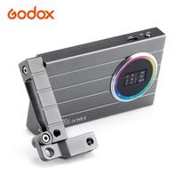 Godox M1 Mini RGB LED Lemputė Pilnos Spalvos Vaizdo Lempa 13W 2500~8500K Spalvos Temperatūra Ryškumas pilka