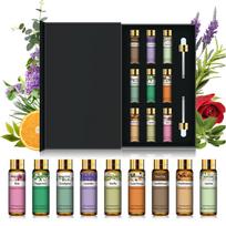 PHATOIL 9vnt eterinių aliejų rinkinys dovanų dėžutė levandų rožių vanilės kvapų aliejus natūralus augalų terapija aromaterapinis difuzorius drėkinamasis masažas 1 set
