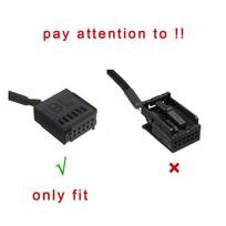 6000CD MP3 garso įvesties Aux kabelio adapteris, tinkamas Ford Focus+ 4x nuimamų raktų rinkiniams DVD grotuvams
