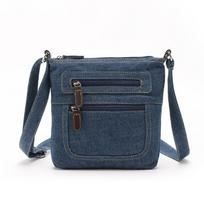 Yogodlns Fashion Mėlynos džinsinės pečių krepšiai Moteriškos Rankinės Rankinės Moterų Krepšys Kryžminė Sling Krepšys 21*22cm mėlyna