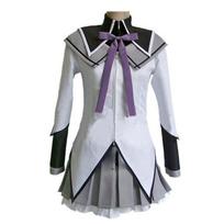 Anime Cosplay kostiumas Akemi Homura Cosplay kostiumas Puella Magi Madoka Magica Sijonai Moteriški plaukų segtukai Priedai S