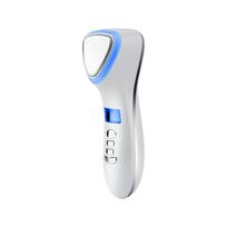Rankinis elektrinis veido masažuoklis „Photon Beauty Appara Skin Care“ karštas ir šaltas kompresas nuo raukšlių, USB įkrovimas, ilgas budėjimo režimas, 4 spalvos mėlyna