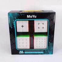 MoYu 2x2x2 3x3x3 4x4x4 5x5x5 stebuklingo kubo dovanų dėžutė Meilong 2x2 3x3 4x4 5x5 greičio kubo galvosūkis Cubo Magico