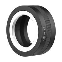 Rankinio objektyvo tvirtinimo adapterio žiedas, aliuminio lydinys, skirtas M42 tvirtinimo objektyvui su „Canon EOS R/RP/Ra/R5/R6“ RF tvirtinimo veidrodiniu fotoaparatu juoda