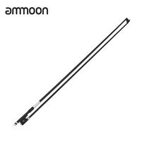 ammoon 4/4 smuikas lankas anglies pluoštas apvalus smuikas Juodmedis varlė juodas ašutas gerai subalansuotas juoda