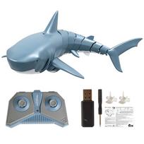 Mini RC Shark nuotolinio valdymo žaislas plaukimo žaislas povandeninis RC valtis, elektrinis lenktyninis valtis, apgaulingų žaislų baseinas with Lithium Battery mėlyna