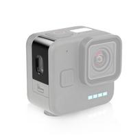 PULUZ metalinio baterijos dangtelio keitimas, skirtas GoPro Hero 11 Black Mini nuimamas baterijos dangtelis šoninėms durims PU911B juoda