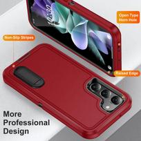 Nenuleidžiamas mobiliojo telefono dėklas, skirtas Samsung Galaxy S23 Ultra S22 Plus S 23 22 A53 A13 A14 apsaugai nuo pirštų atspaudų for Galaxy S23 plus raudona
