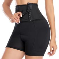 Klubus formuojančios kelnaitės Moteriškos užpakaliuką formuojančios kelnaitės Sexy Body Shaper Push Up kelnaitės Hip Enahncer Shapewear su įklotais LM L kūno spalva