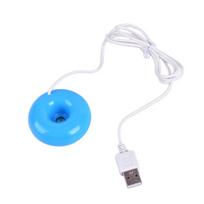 1vnt mini nešiojamas spurgų drėkintuvas USB oro valytuvas aromato difuzorius garų dovana mėlyna
