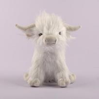 25 cm modeliavimas Highland Cow pliušinis gyvūnėlių lėlė Minkštas įdarytas Highland Cow pliušinis žaislas Kawaii vaikams Dovanų žaislas kūdikiui Namų kambario dekoras