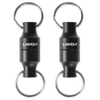 Lixada 2 vnt Muselinės žvejybos magnetinio tinklo atlaisvinimo laikiklio laikiklis Magnetinis segtukas Nuleidžiamo tinklo jungtis 2pcs clips