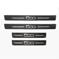 Automobilio lipdukas anglies pluošto dekoratyvinė juostelė automobilio slenkstis Fiat Abarth 500 Abarth 124 Abarth 595 automobiliui 4pcs For 500