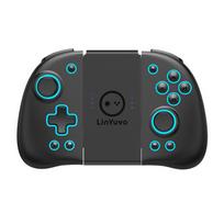 Joypad mechaninis žaidimų pulto valdiklis metalinis vairasvirtė Wake Up belaidis Bluetooth žaidimų valdiklis, suderinamas su Nintendo jungikliu juoda