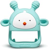 Dantų dygimo žiedas Baby Cry Pagalbinė dantų dygimo kūdikių žaislai 0–6 mėn. Bpa, silikoniniai, patvirtinti griebtuvai kūdikių žaislai nuo 0 iki 3 6 9 12 mėn. žalia
