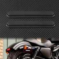 Motociklo priekinės šakės atšvaito lipdukas, balnelio krepšio užraktas, apatinės kojos saugos įspėjimas, skirtas „Harley Sportster 883 Softail Dyna“ Reflector Sticker