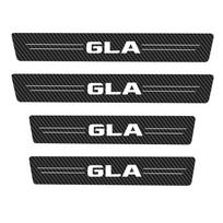 Automobiliui Mercedes Benz W124 W203 W204 ML priklijuoti keturi anglies pluošto apsaugos nuo įbrėžimų lipdukai ant automobilio slenksčio 4Pcs GLA