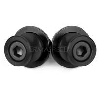 Z1000 Z900 Z750 Z250 NINJA250 Z50L ER6N Motociklo švytuoklės ritės Galinio stovo varžtai Slankikliai M8 M10 CNC Aliuminis Black-8MM