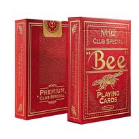 Bee Gold Edition Coterie žaidimo kortos USPCC kolekcija Deck kortų žaidimai Magiški triukai raudona