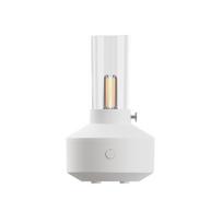 Retro žibalinė lempa Aromaterapijos difuzorius Oro drėkintuvas Namų kambario kvapas USB elektrinis ultragarsinis aromato eterinių aliejų difuzorius White