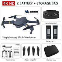 Naujas E58 Pro nuotolinio valdymo dronas 4K HD vienos/dviejų kamerų optinio srauto padėties nustatymo WiFi FPV malūnsparnis RC Quadcopter Selfie RC dronas dual camera 1 battery
