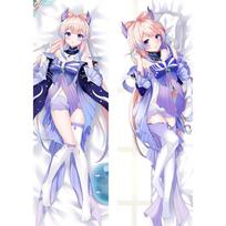 Žaidimo „Genshin Impact“ Sangonomiya Kokomi Dakimakura pagalvės užvalkalas, apkabinantis kūną, Kokomi kostiumo Otaku mestos pagalvės užvalkalas 40x120cm Peach Skin