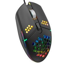 Rgb USB laidinė žaidimų pelė su aušinimo ventiliatoriumi 3200 Dpi korio formos tuščiavidurė prakaitui atspari laidinė rožinė žaidimų pelė nešiojamam kompiuteriui juoda