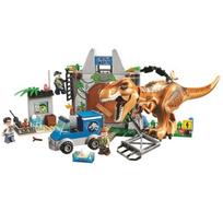 Dinozaurų serijos statybiniai blokeliai Tyrannosaurus Rex Great Escape konstravimo kaladėlių rinkiniai žaislai vaikams